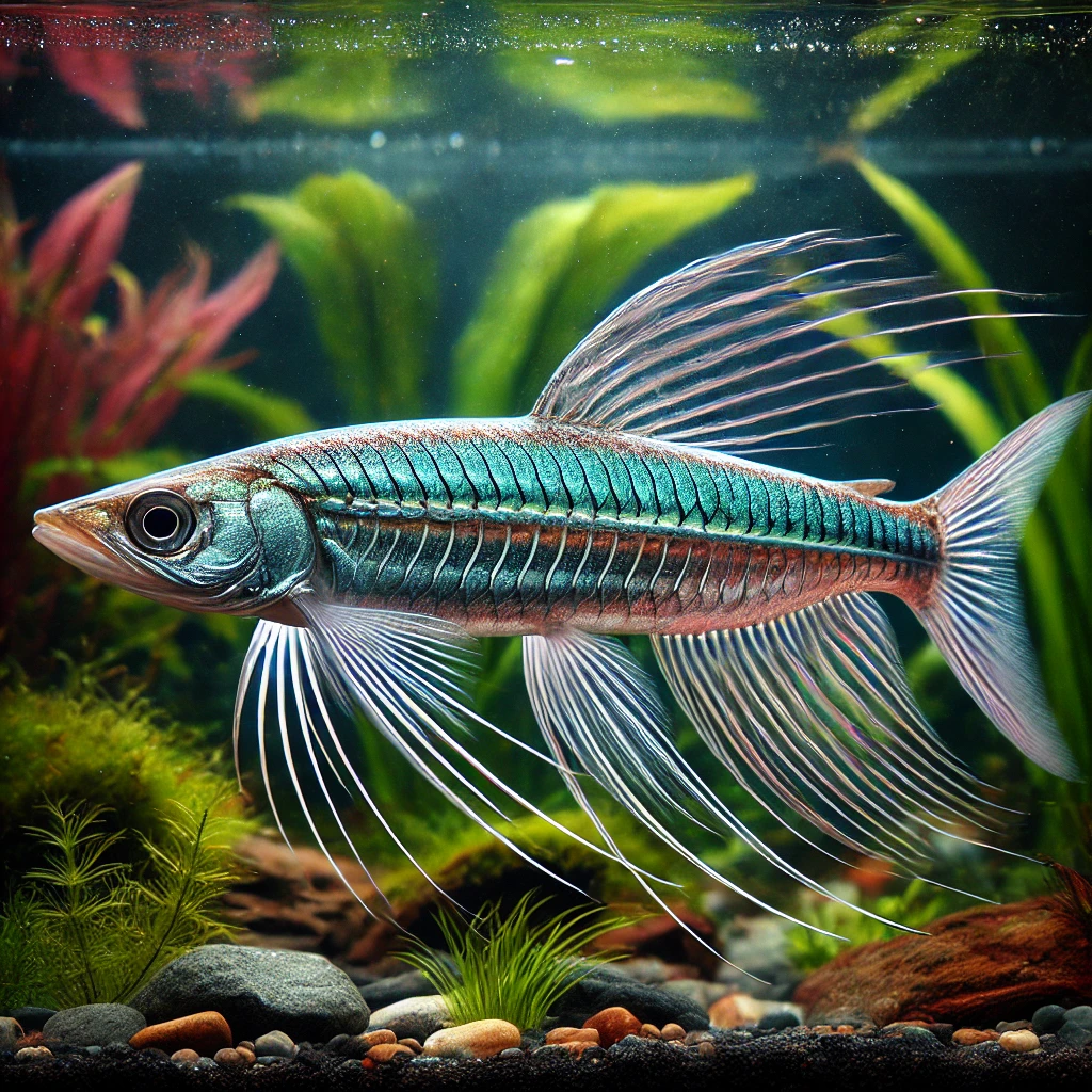 Barbus filamentosus Μαύρα στίγματα