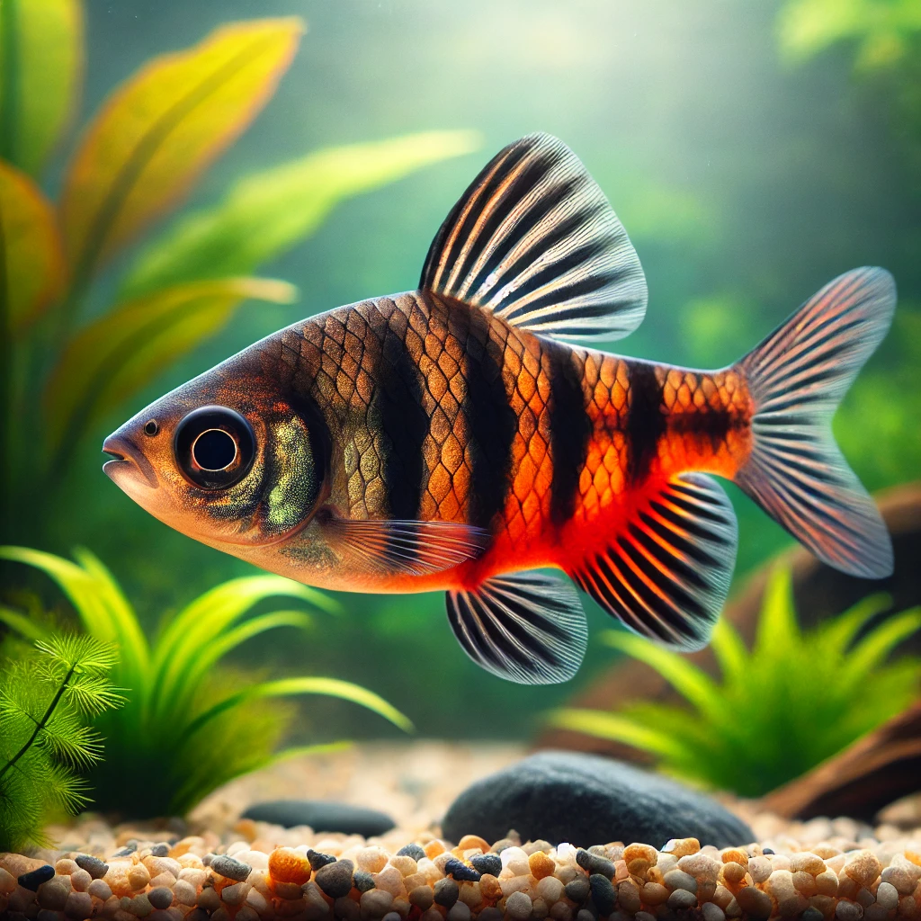 Barbus nigrofasciatus Γενειοφόρος