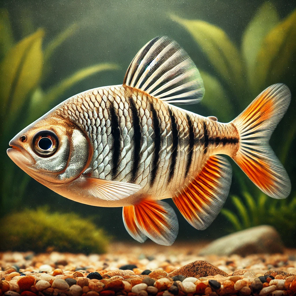 Barbus pentazona johorensis Πέντε -ζώνη γενειοφόρος