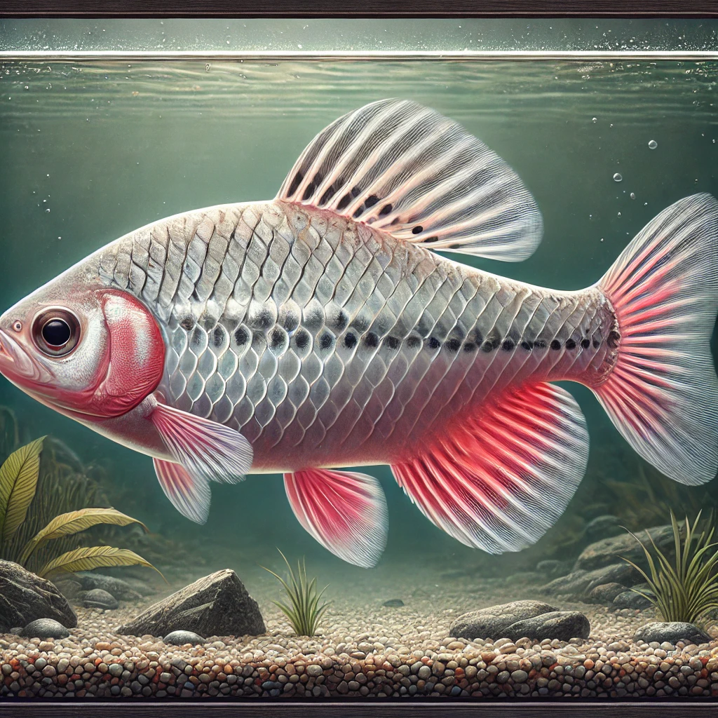 Barbus ticto stoliczkae Δύο σημεία