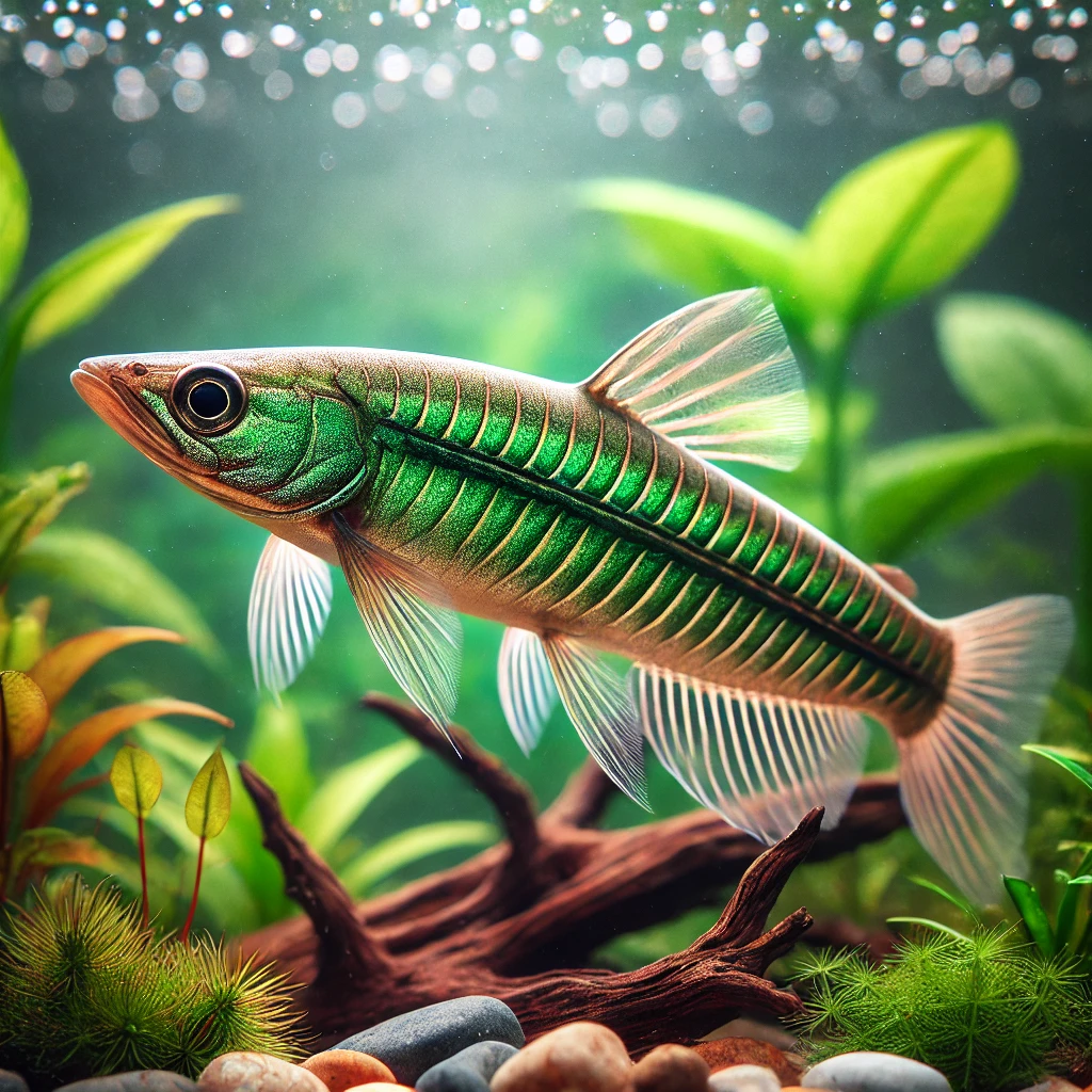 Brochis splendens σμαράγδι