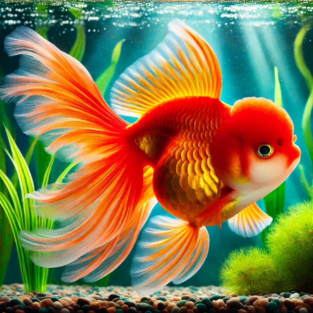 Carassius auratus poisson (Κομήτης)