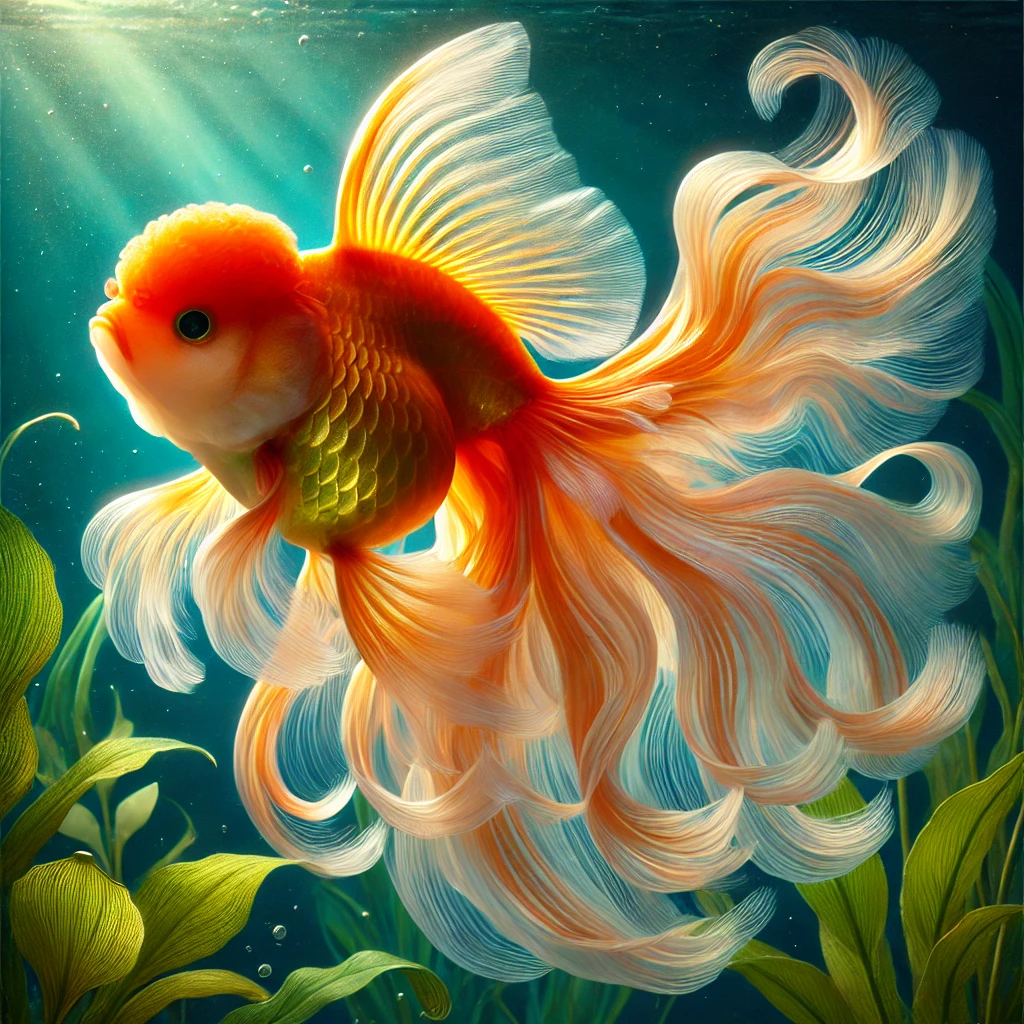 Carassius auratus voile Αλογοουρά