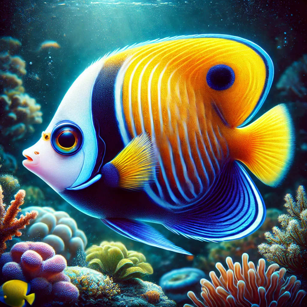 Centropyge bicolor Δύο ίδιος