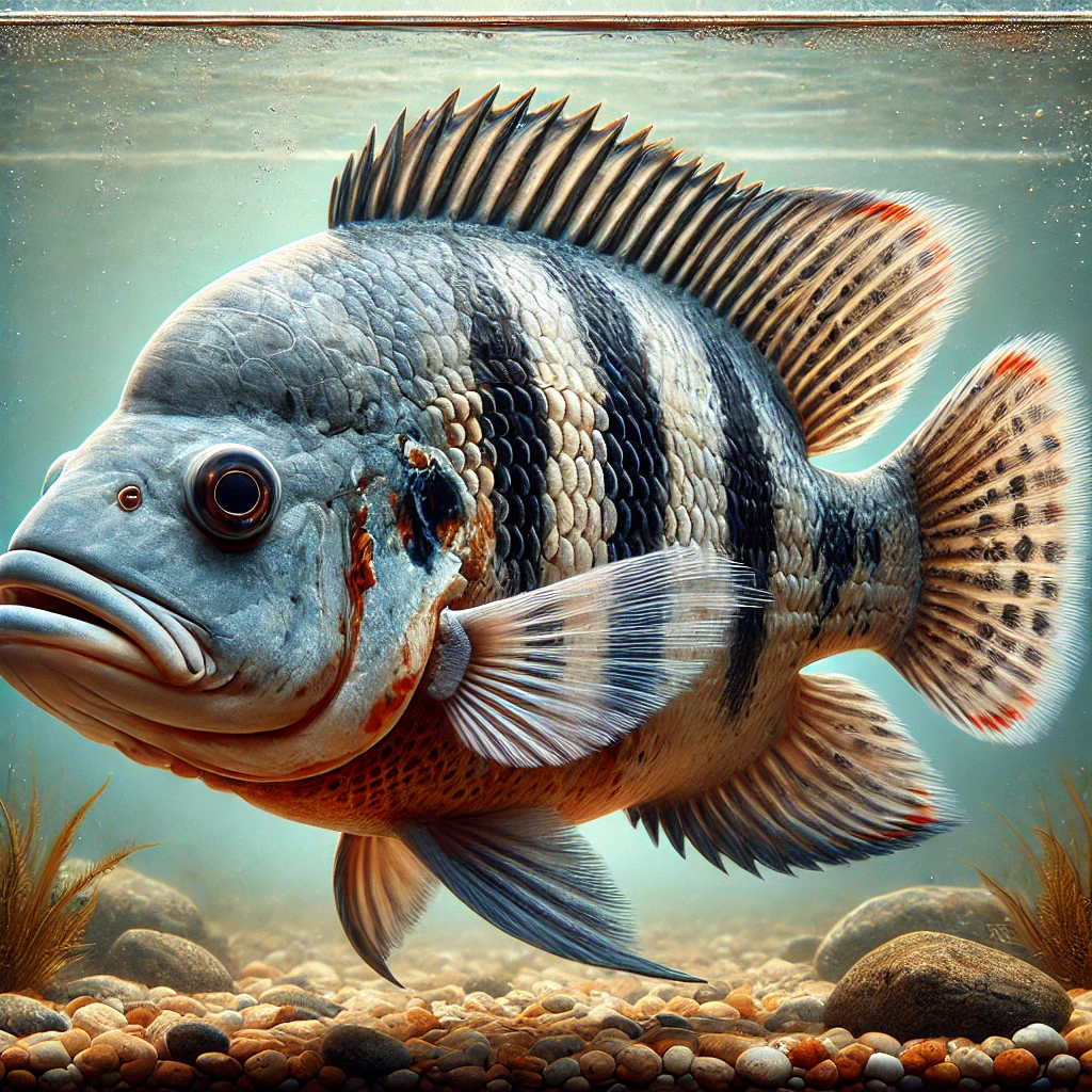 Cichlasoma maculicauda Κιχλαζόμα maculicauda