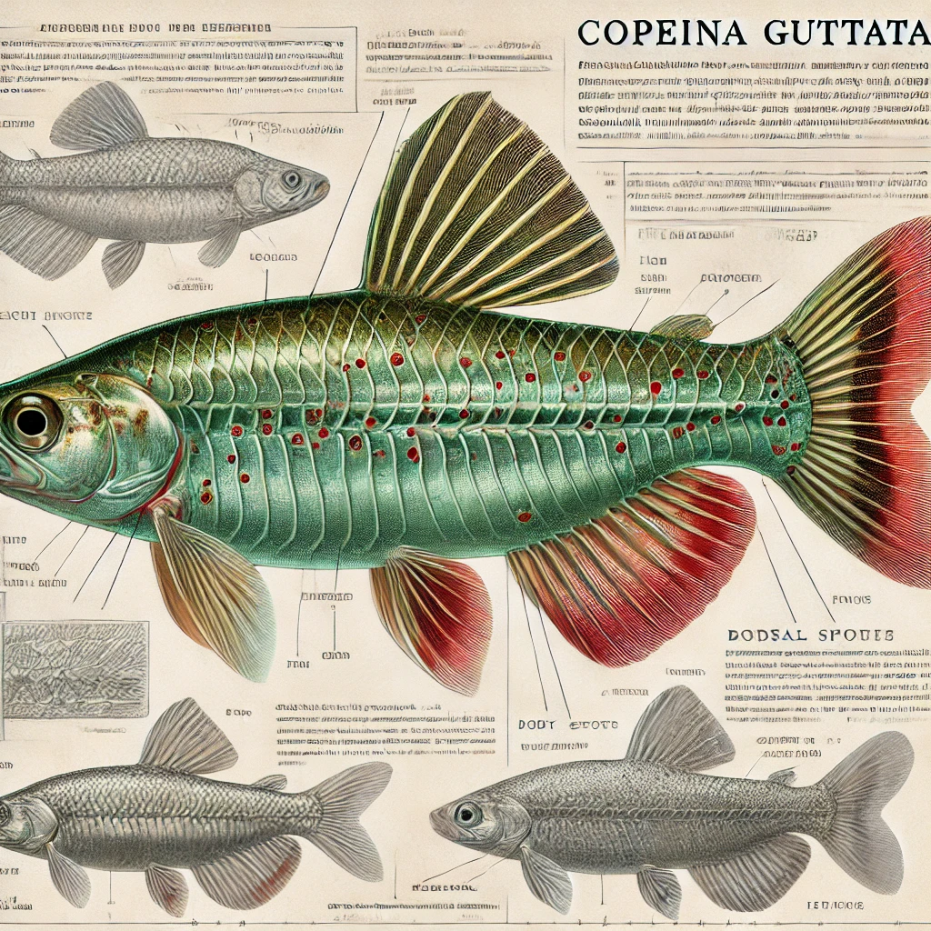 Copeina guttata Κομψή Copéina