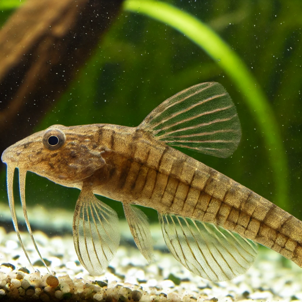 Farlowella acus Κοινό γατόψαρο βελόνας