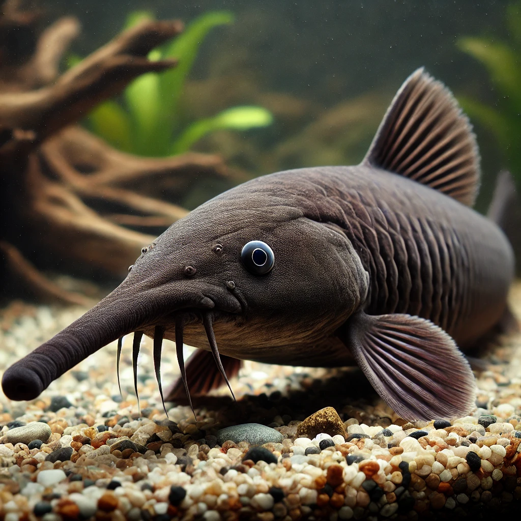 Gnathonemus petersi Ψάρι με ελέφαντα