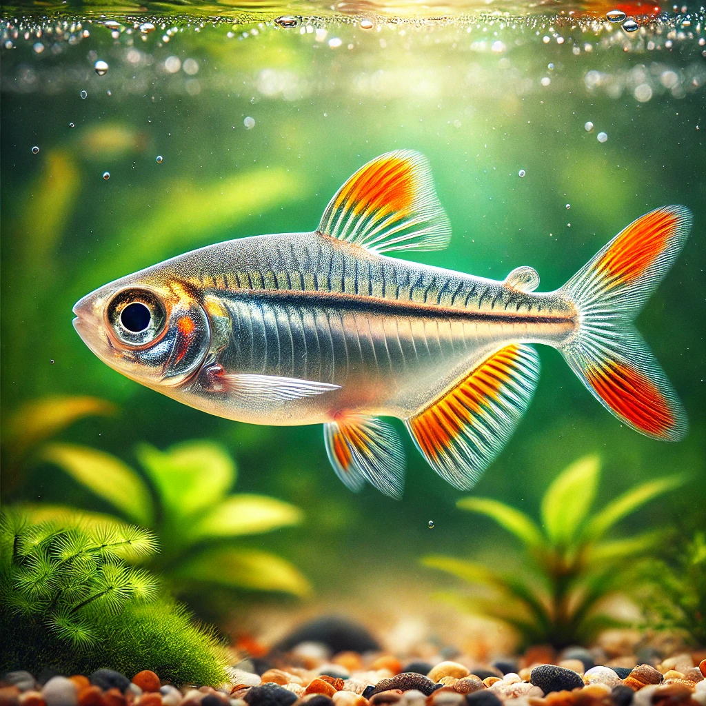 Hasemania nana (Τετράπρα χαλκού)