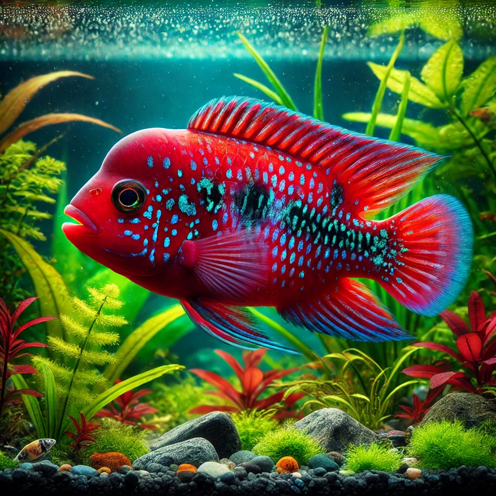 Hemichromis bimaculatus Κοσμίο κιχλίδης