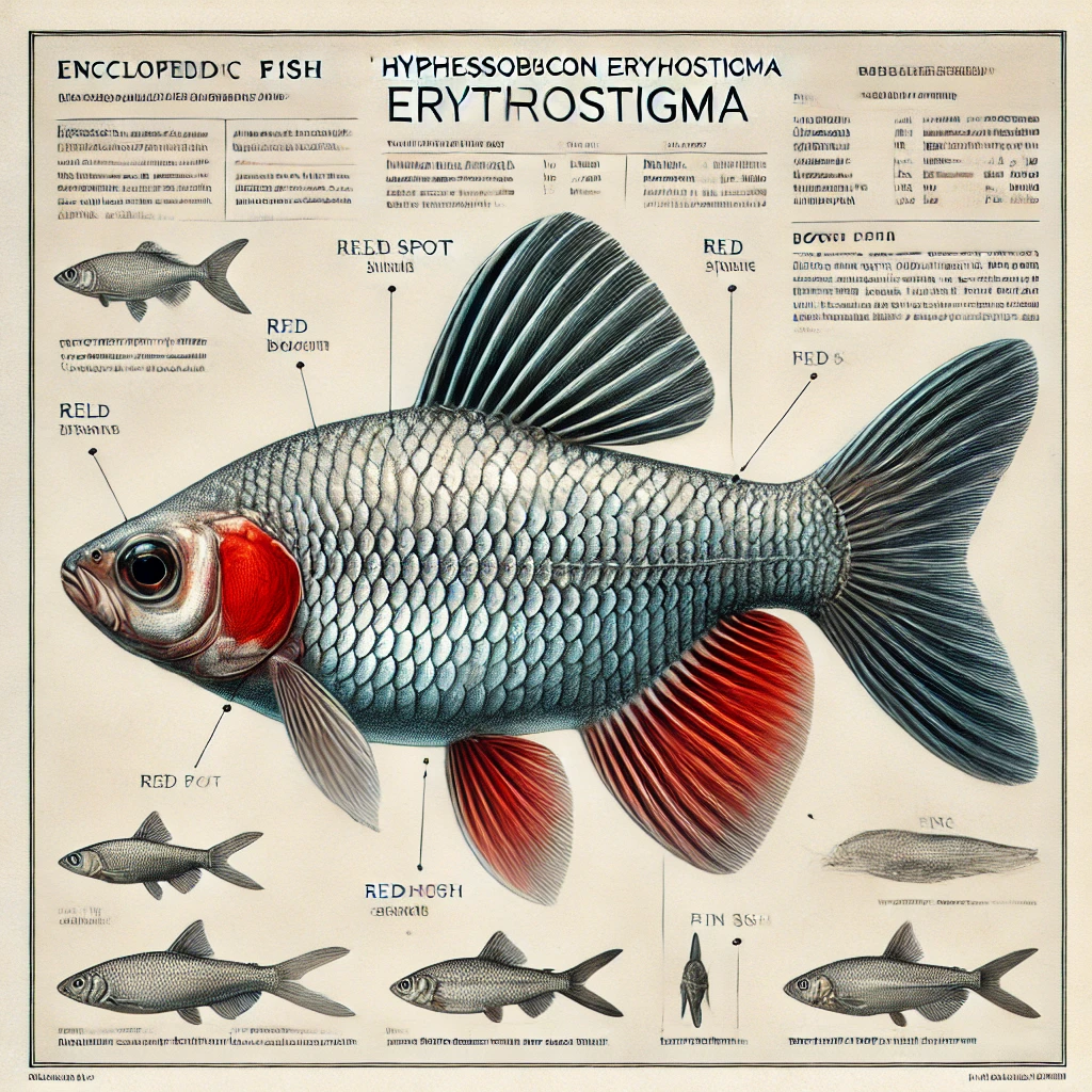 Hyphessobrycon erythrostigma Αιμορραγική καρδιά