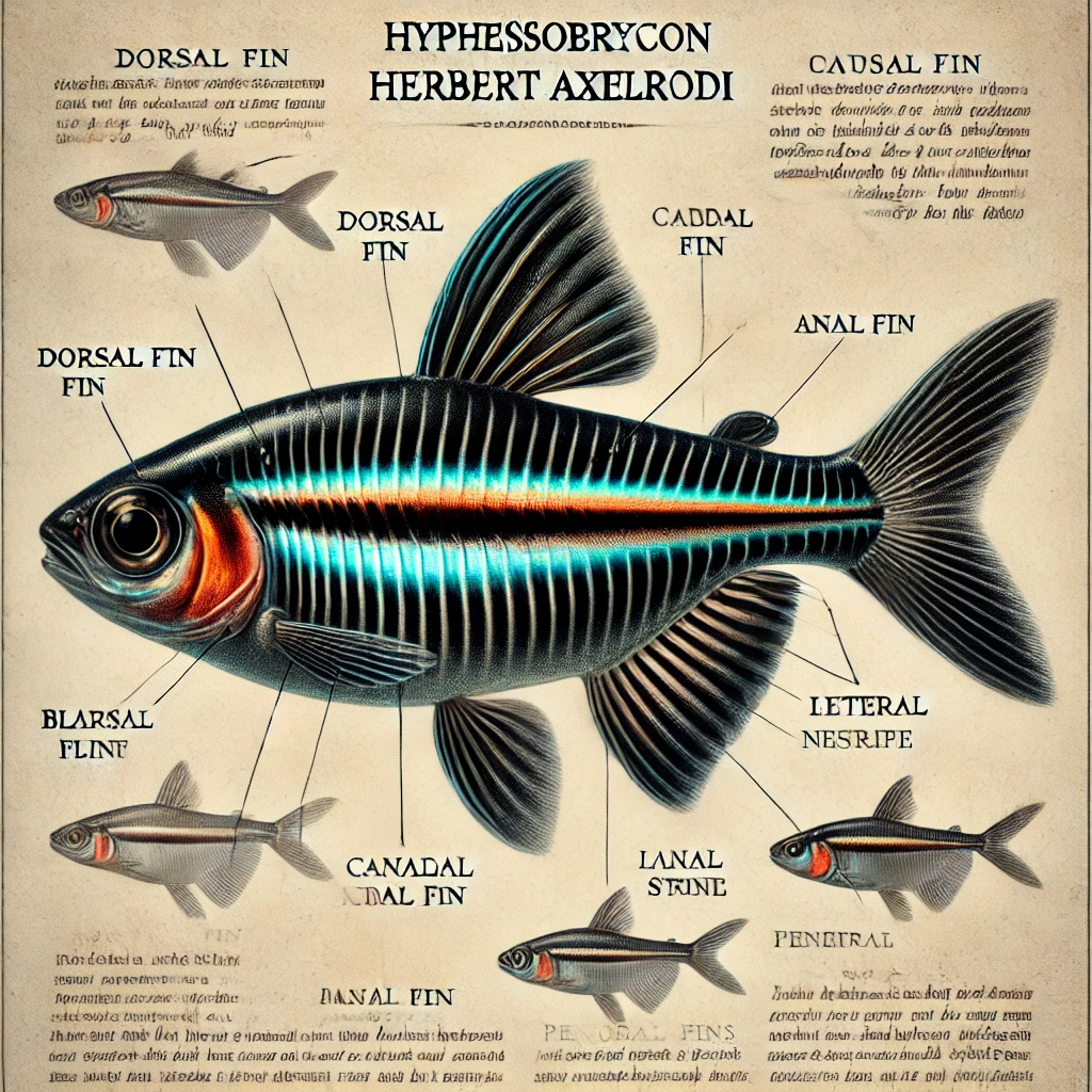 Hyphessobrycon herbertaxelrodi Μαύρος νέον