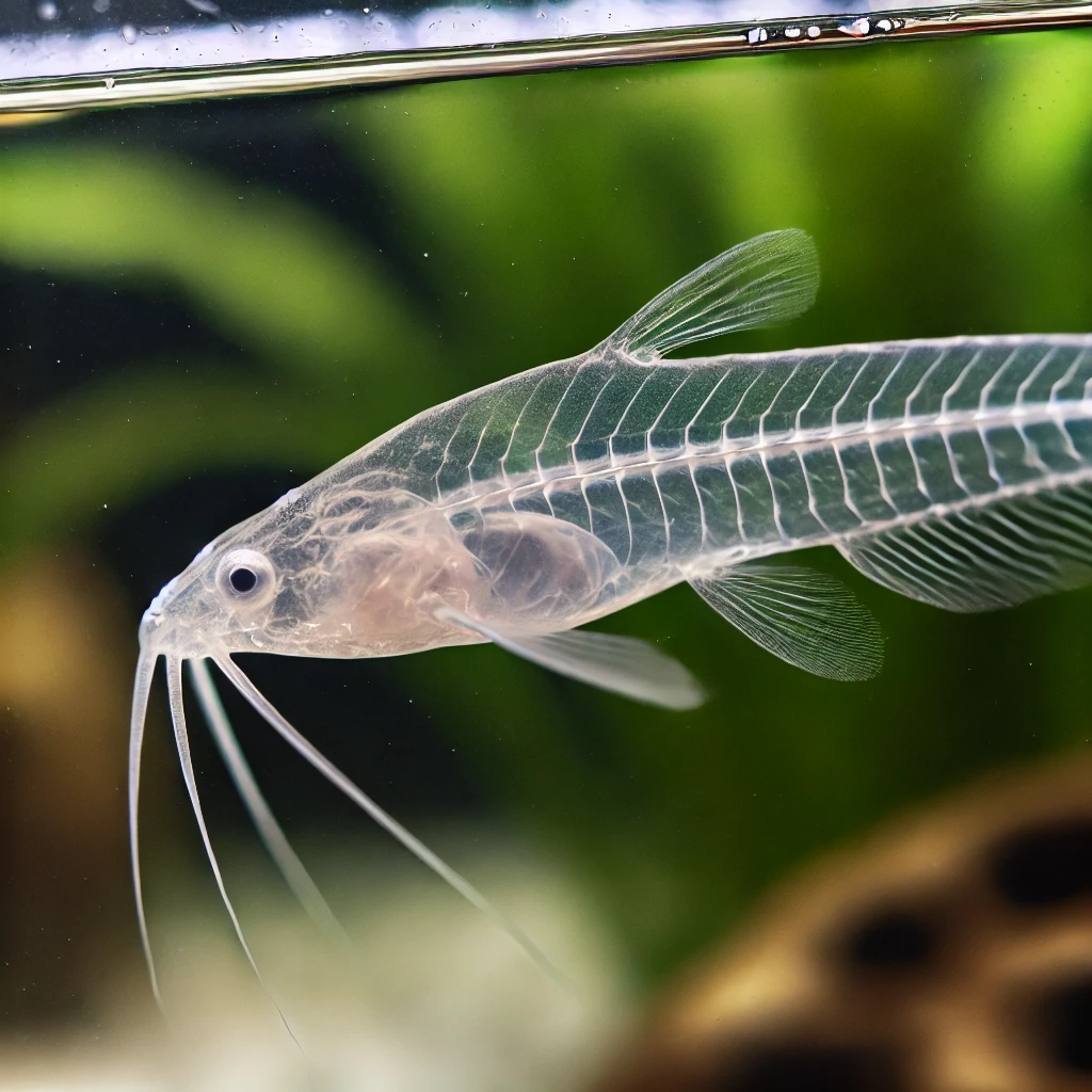 Kryptopterus bicirrhis Γατόψαρο