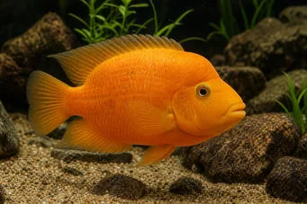 Amphilophus citrinellus Αμφιλόφωνος Κιταρινής
