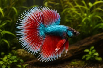 Betta splendens halfsun Μαχητής