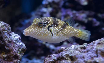 Canthigaster margaritatus (Καραμέλα)