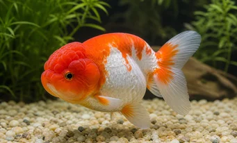 Carassius auratus lion (Κεφάλαιο του Λιοντάρι)