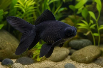 Carassius auratus moor (Αράζω)