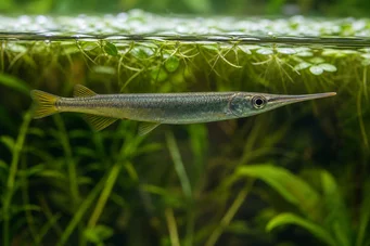 Dermogenys pusillus Σουμάτρα μισό