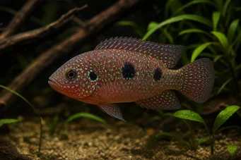 Hemichromis bimaculatus (Κοσμίο κιχλίδης)