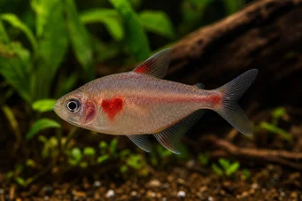 Hyphessobrycon erythrostigma Αιμορραγική καρδιά