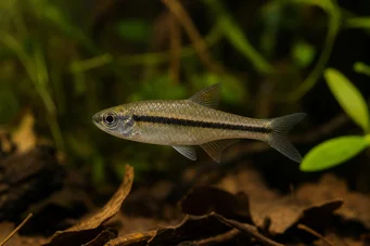 Nannaethiops unitaeniatus (Αφρικανική τετράπολη σε μια γραμμή)