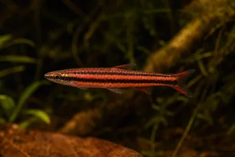 Nannostomus mortenthaleri (Κοραλλιογενές μολύβι)