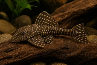 Peckoltia pulcher (Γατόψαρο θωρηκτό νάνος)