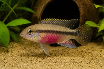 Pelvicachromis pulcher (Μωβ κιχλίδης)