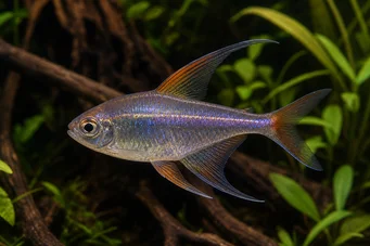 Phenacogrammus huloti Κονγκό Tetra με μαύρες ζώνες