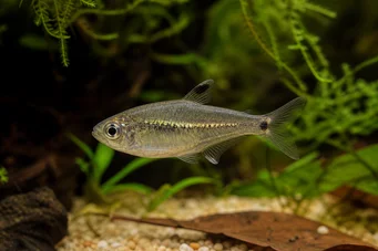Rachoviscus crassiceps (Characin με παχύ κεφάλι, χρυσό τετρά)