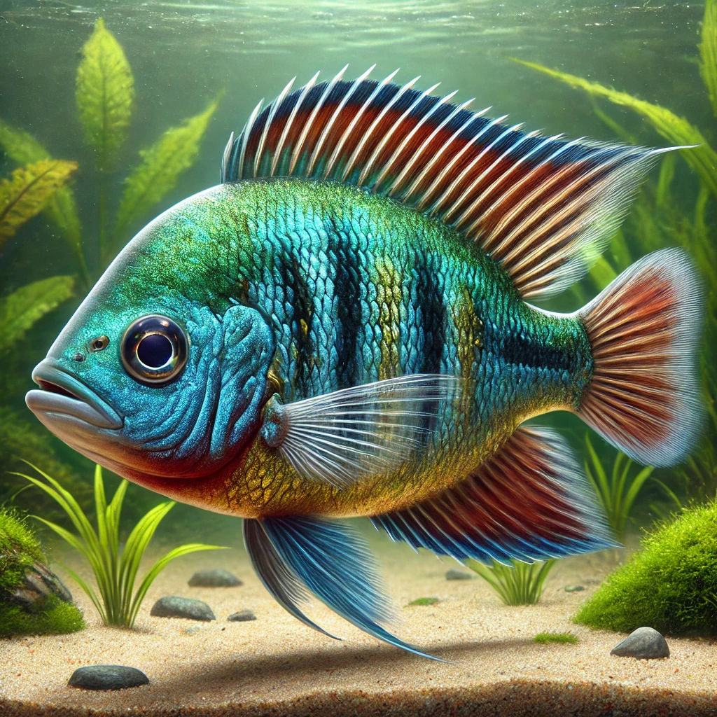 Nannacara anomala Νάνος Cichlid με ...