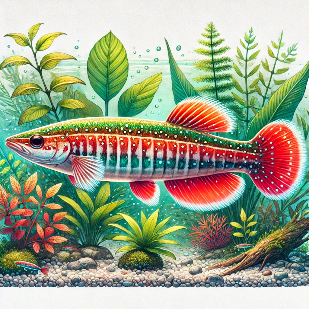 Nannostomus beckfordi ar... Χρυσό ψάρι