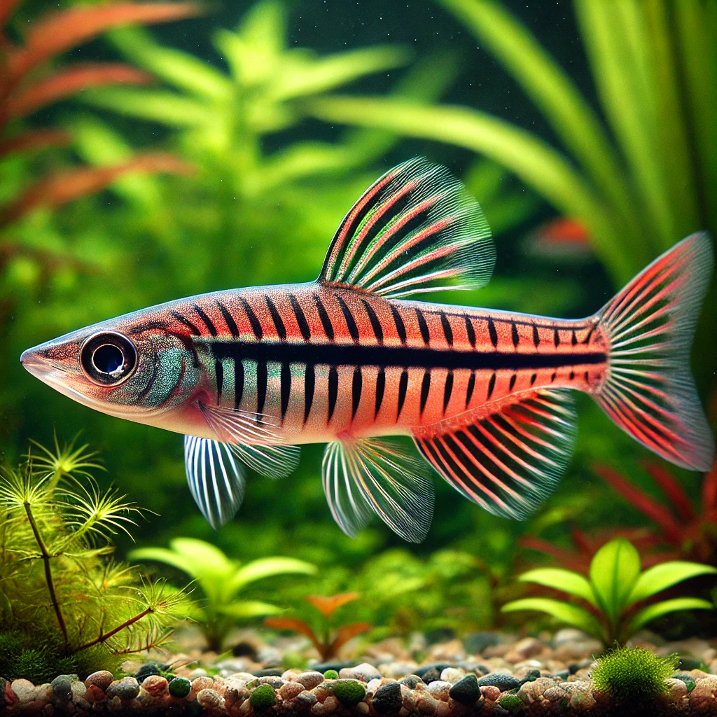 Nannostomus beckfordi Μολύβι