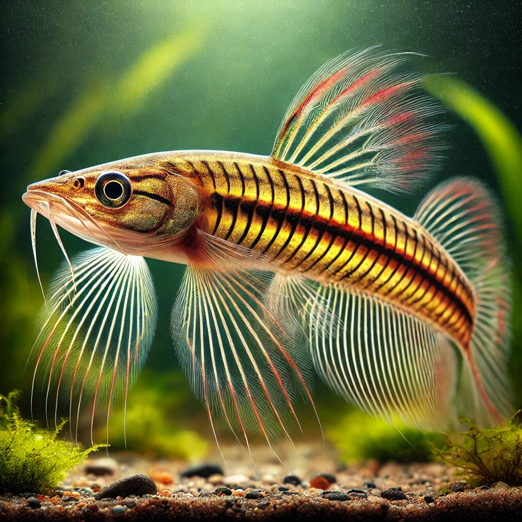 Nannostomus eques Σωληνοειδές �...