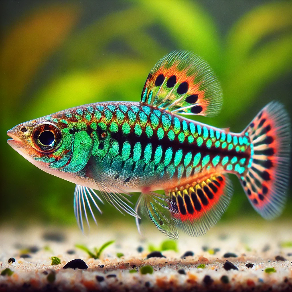 Pachypanchax playfairii Διακεκομμένος panchax