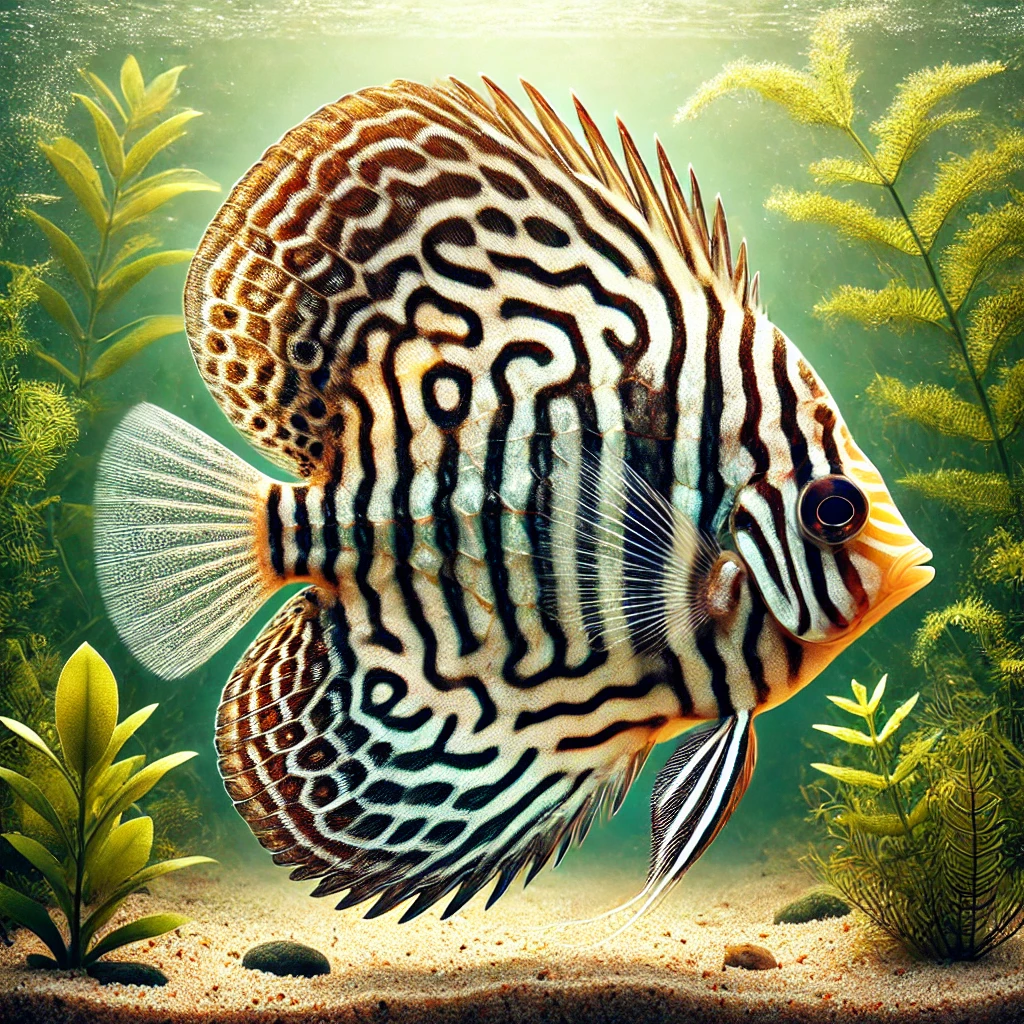 Pantodon buchholzi Πεταλούδα ψάρια