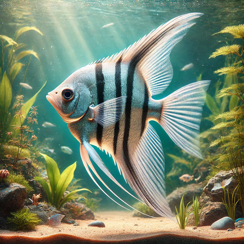 Pterophyllum scalare Βαθμωτό μέγεθος